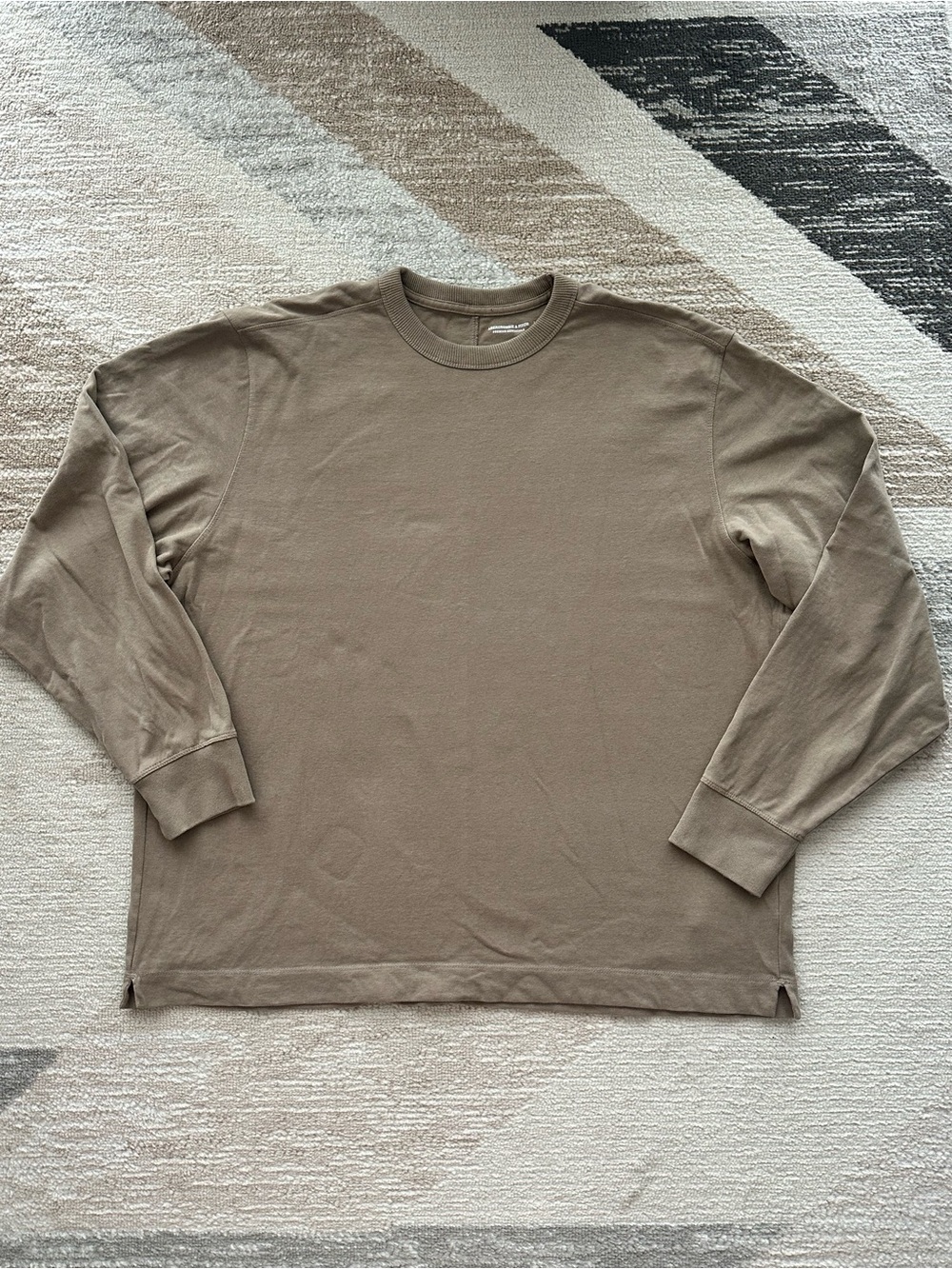 Abercrombie & Fitch Men's Premium Cotton Heavyweight Long Sleeve Tee Size XL